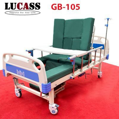 Giường bệnh 4 tay quay Lucass GB105