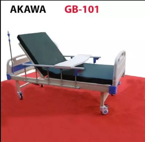  Giường bệnh 1 tay quay Akawa GB101