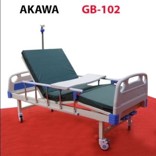  Giường bệnh 2 tay quay Akawa GB102